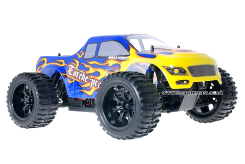 Casing Truck Truck Blue Flames -